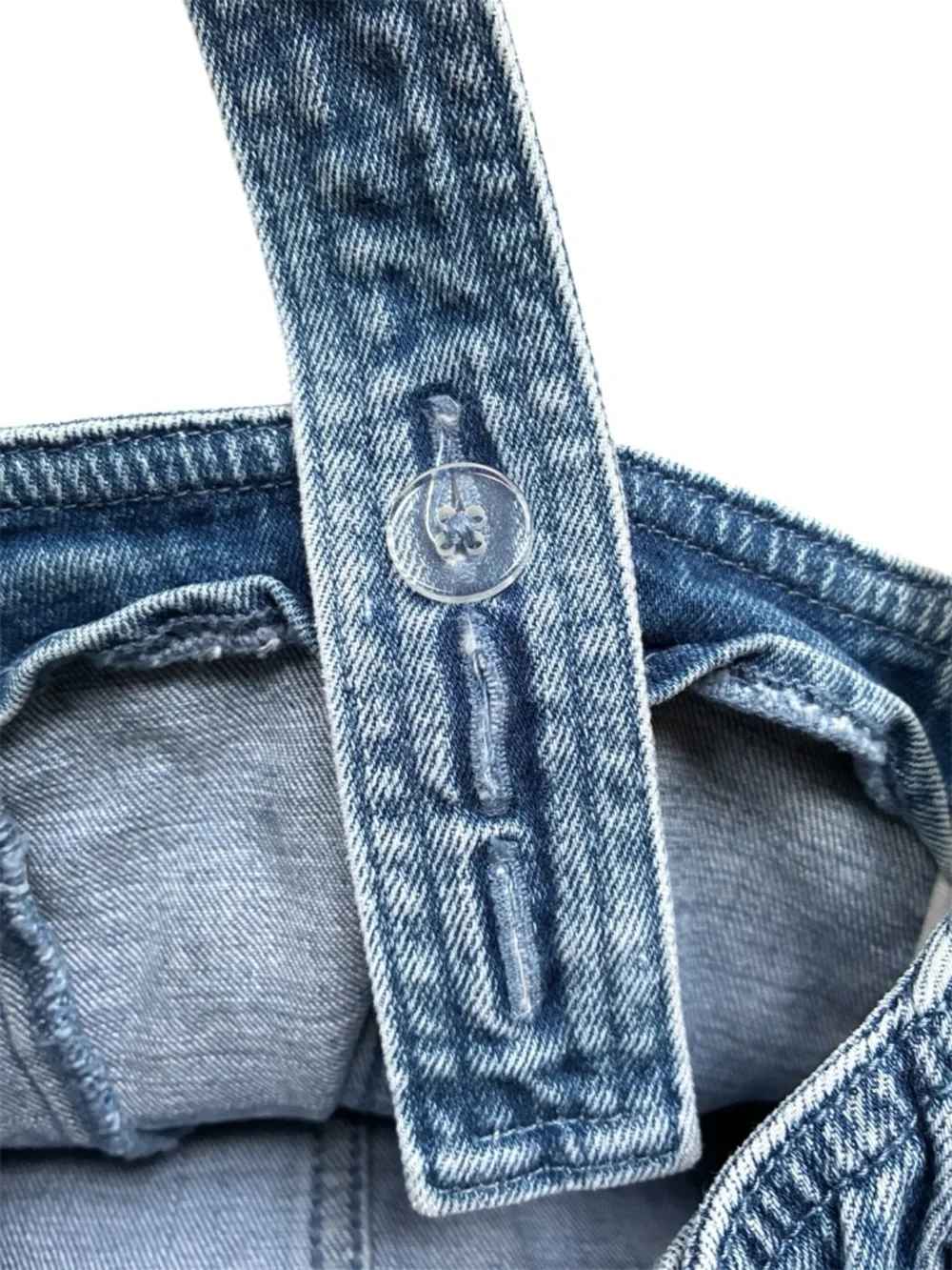 Abercrombie & Fitch Blue Denim Mini Dress SM - Picture 3 of 4